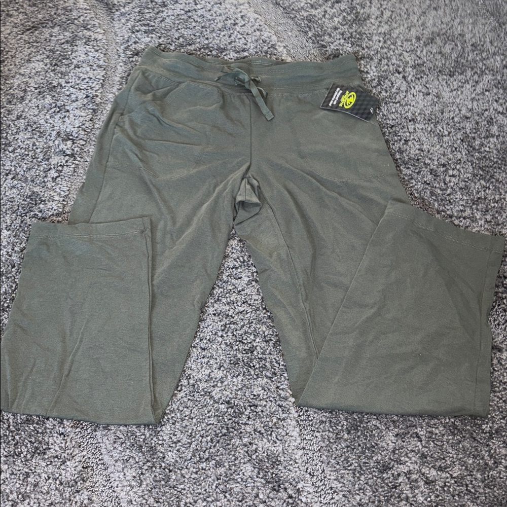 Athletic Works SMALL Olive green Joggers, 2 front pockets NEW never worn, tag on - Picture 2 of 5